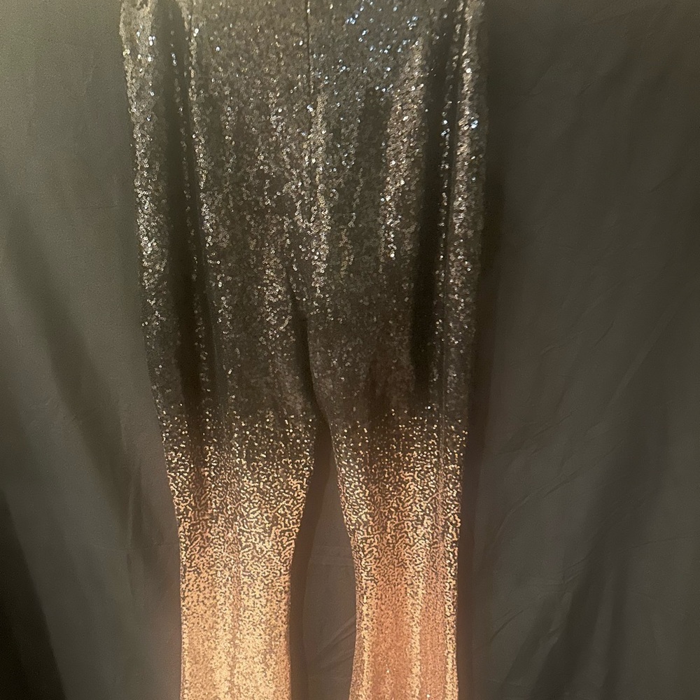 Sequin Flare Pants